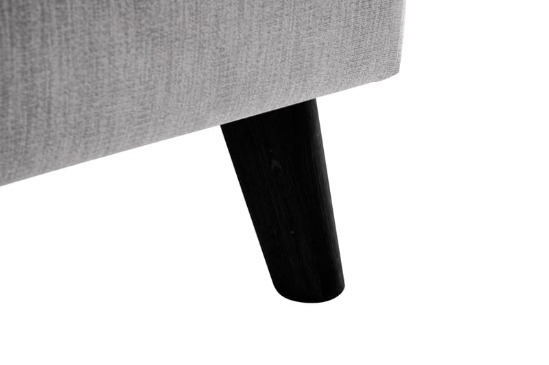 Trend Lyx 4-seters Venstrevendt L-formet Sjeselongsofa i Stoff - Lys grå - Møbler - Sofaer - Sofa med sjeselong - 4 seters sofa med divan