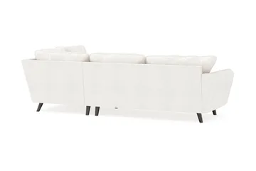 Trend Lyx Sjeselongsofa Høyre - Hvit - Møbler - Sofaer - Sofa med sjeselong