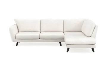 Trend Lyx Sjeselongsofa Høyre - Hvit - Møbler - Sofaer - Sofa med sjeselong