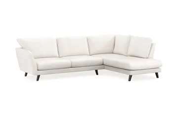 Trend Lyx Sjeselongsofa Høyre - Hvit - Møbler - Sofaer - Sofa med sjeselong