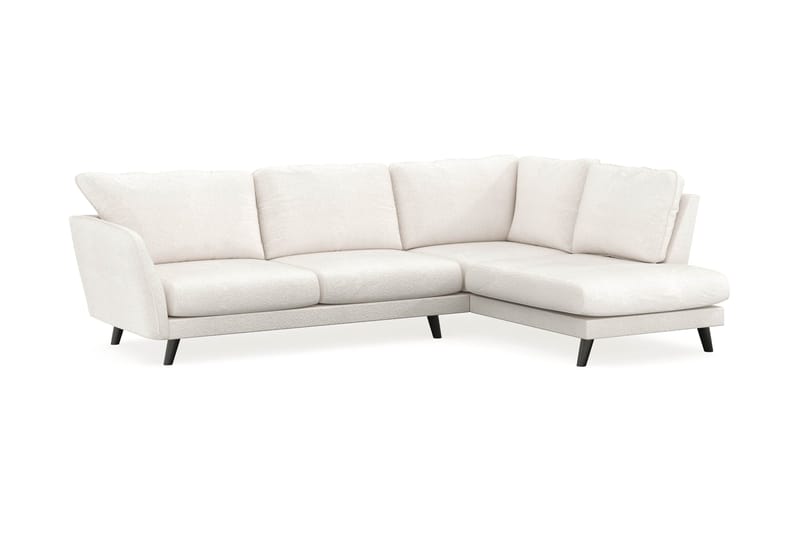 Trend Lyx Sjeselongsofa Høyre - Hvit - Møbler - Sofaer - Sofa med sjeselong