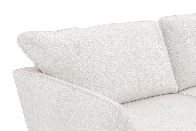 Trend Lyx Sjeselongsofa Høyre - Hvit|Bouclé - Sofa med sjeselong - 4 seters sofa med divan