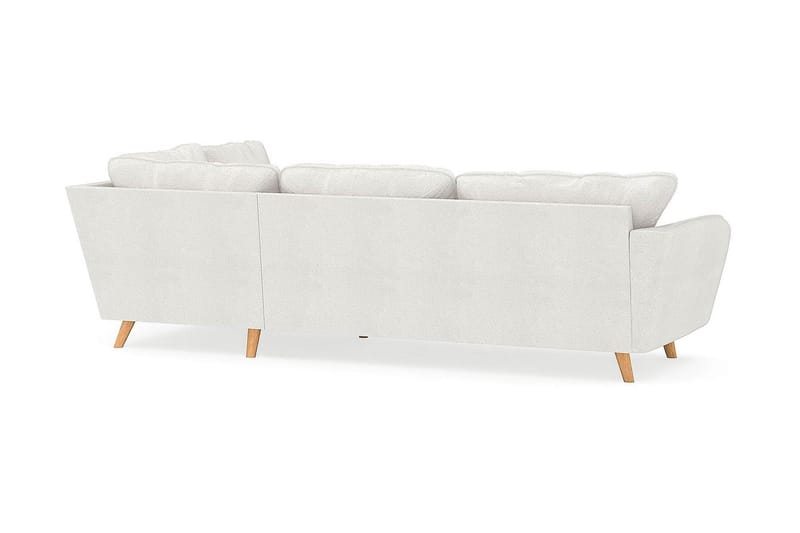 Trend Lyx Sjeselongsofa Høyre - Hvit|Bouclé - Møbler - Sofaer - Sofa med sjeselong