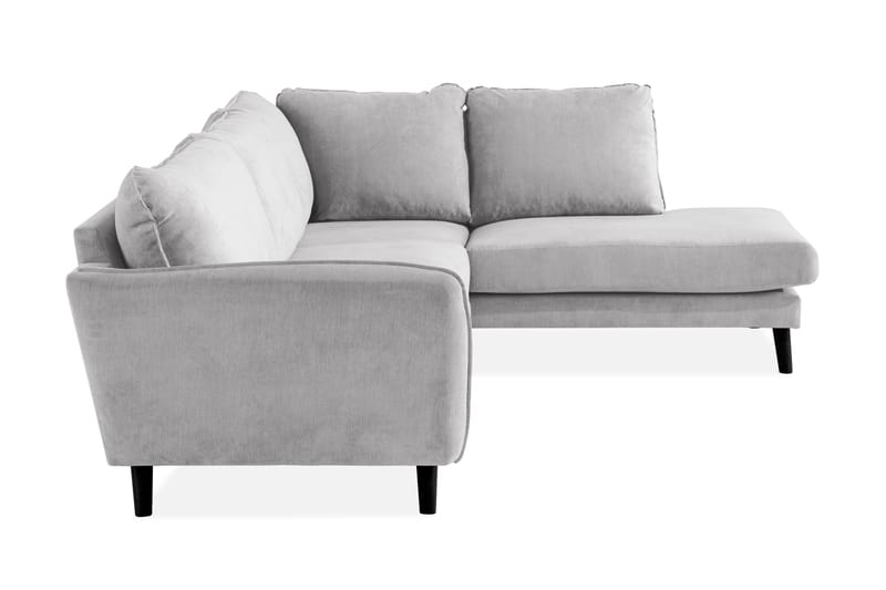 Trend Lyx Sjeselongsofa Høyre - Lysegrå - Sofa med sjeselong - 4 seters sofa med divan