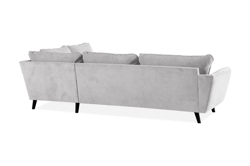 Trend Lyx Sjeselongsofa Høyre - Lysegrå - Sofa med sjeselong - 4 seters sofa med divan