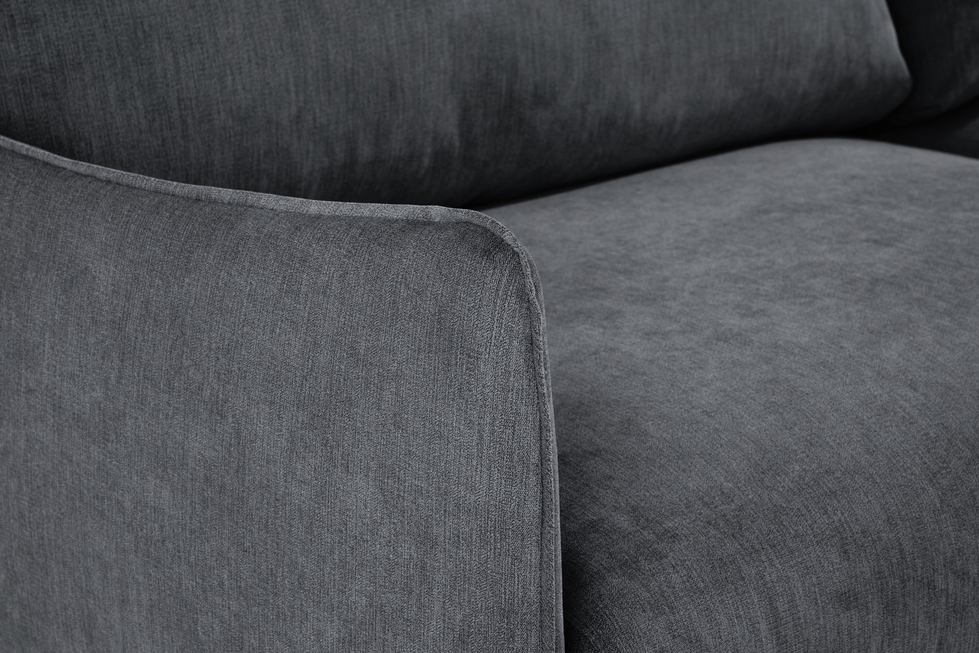 Trend Lyx Sjeselongsofa Høyre - Mørkegrå - Møbler - Sofaer - Sofa med sjeselong