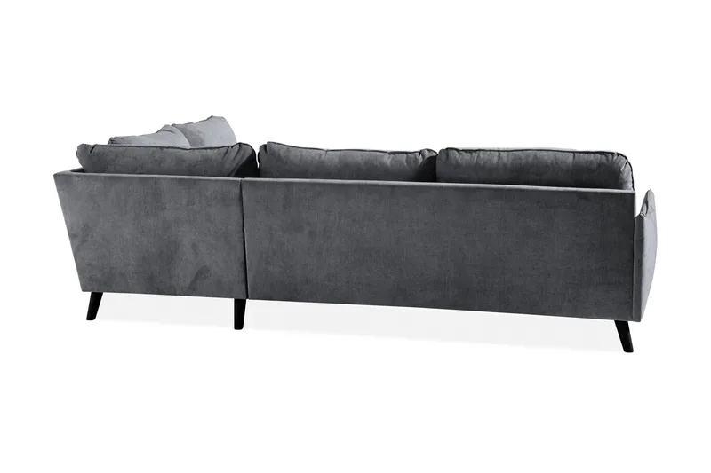 Trend Lyx Sjeselongsofa Høyre - Mørkegrå - Møbler - Sofaer - Sofa med sjeselong - 4 seters sofa med divan