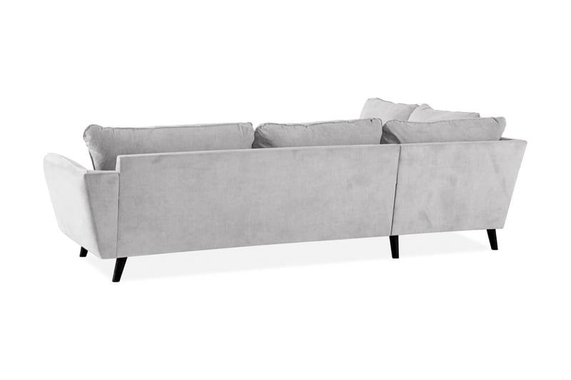 Trend Lyx Sjeselongsofa Venstre - Lysegrå - Sofa med sjeselong - 4 seters sofa med divan