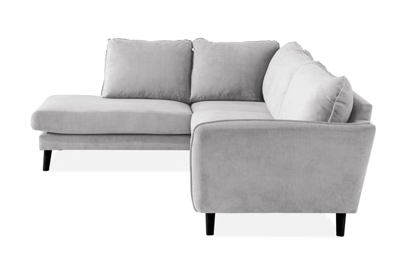 Trend Lyx Sjeselongsofa Venstre - Lysegrå - Sofa med sjeselong - 4 seters sofa med divan