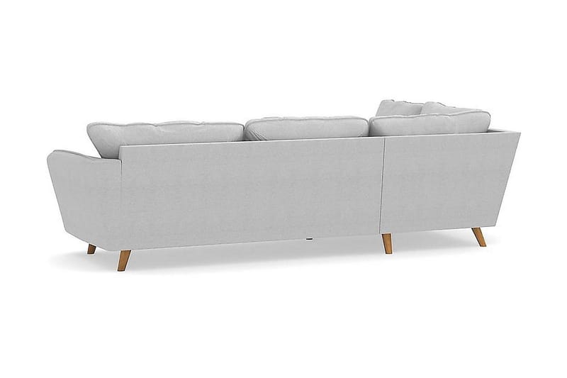 Trend Lyx Sjeselongsofa Venstre - Lysegrå - Sofa med sjeselong - 4 seters sofa med divan