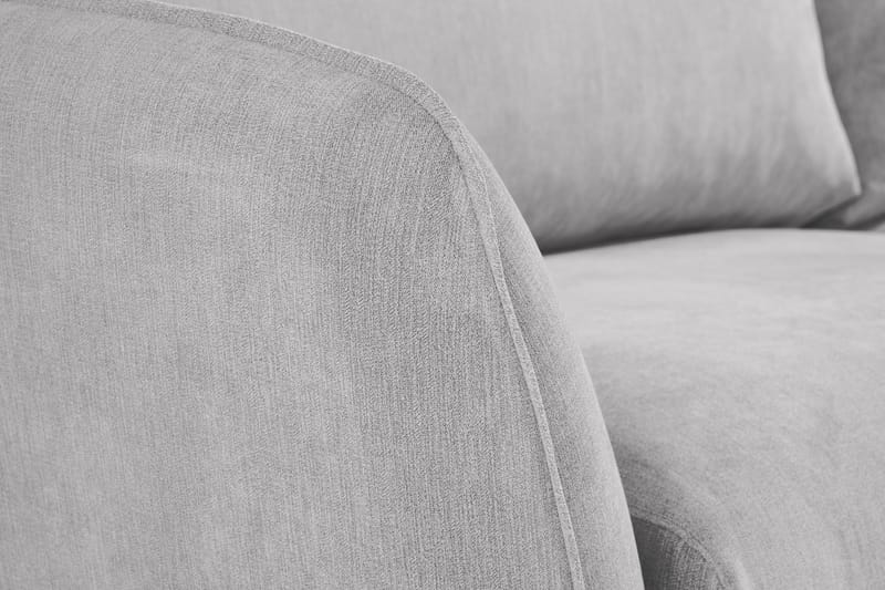 Trend Lyx Sjeselongsofa Venstre - Lysegrå/Eik - Møbler - Sofaer - Sofa med sjeselong