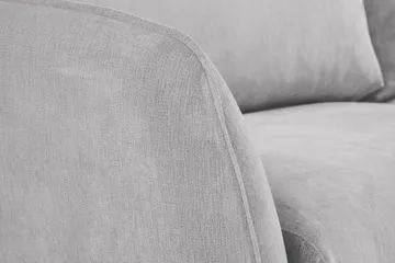 Trend Lyx Sjeselongsofa Venstre - Lysegrå/Eik - Møbler - Sofaer - Sofa med sjeselong