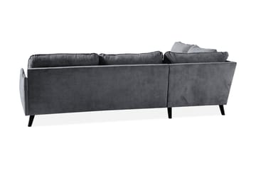 Trend Lyx Sjeselongsofa Venstre - Mørkegrå - Møbler - Sofaer - Sofa med sjeselong