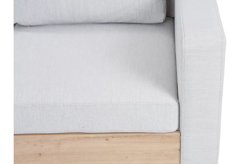 Truro Høyre L-formet Sofa med Sjeselong i Kunstlær med Treramme - Svart - Møbler - Sofaer - Sofa med sjeselong