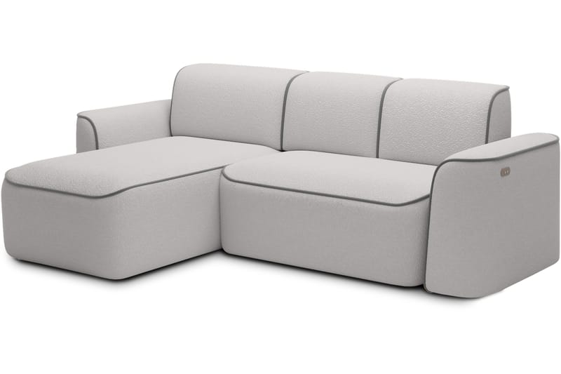 Ume 4-seter Sofa med Sjeselong - Grå - Møbler - Sofaer - Sofa med sjeselong