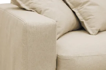 Valencia Ekstra dyp 4-seters sofa med sjeselong høyre - Beige - Møbler - Sofaer - Sofa med sjeselong