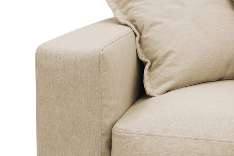 Valencia Ekstra dyp 4-seters sofa med sjeselong høyre - Beige - Møbler - Sofaer - Sofa med sjeselong