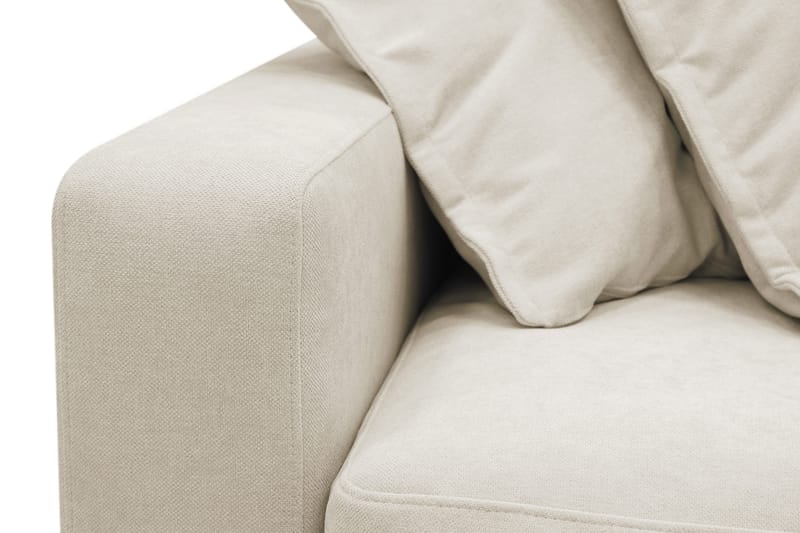 Valencia Ekstra Dyp 4-seters sofa med Sjeselong Høyre - Beige - Møbler - Sofaer - Sofa med sjeselong