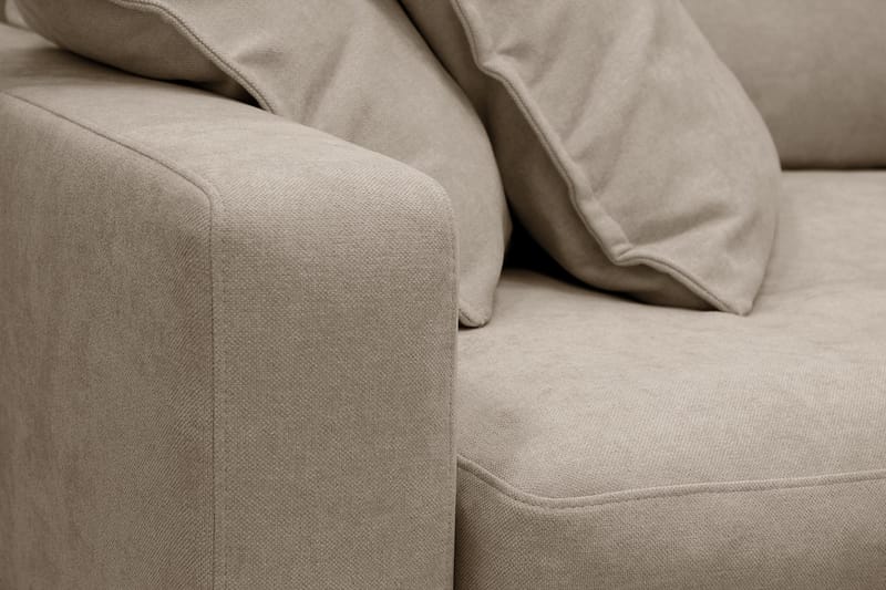 Valencia Ekstra Dyp 4-seters sofa med Sjeselong Høyre - Brun - Møbler - Sofaer - Sofa med sjeselong