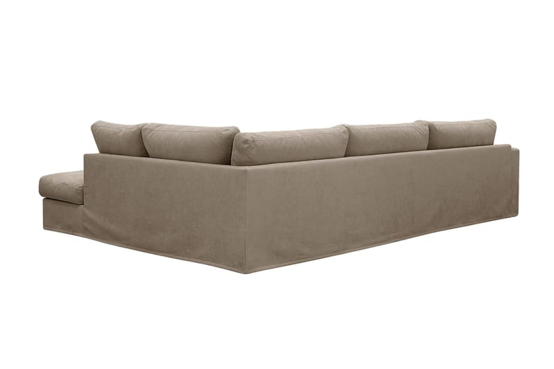 Valencia Ekstra dyp 4-seters sofa med sjeselong høyre - Brun - Møbler - Sofaer - Sofa med sjeselong