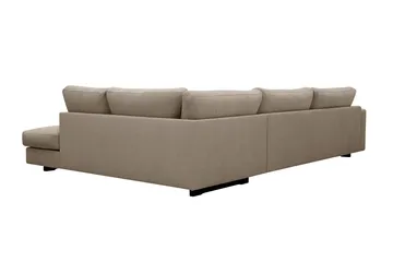 Valencia Ekstra Dyp 4-seters sofa med Sjeselong Høyre - Brun - Møbler - Sofaer - Sofa med sjeselong