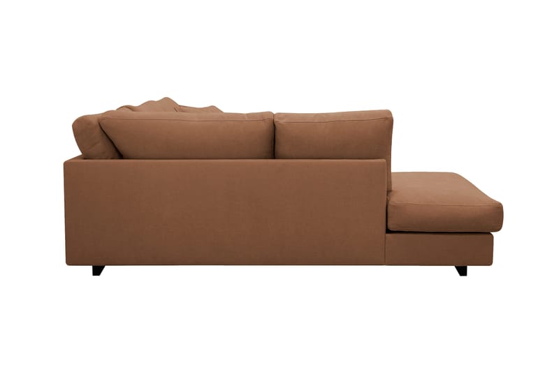 Valencia Ekstra Dyp 4-seters sofa med Sjeselong Høyre - Gulbrun - Møbler - Sofaer - Sofa med sjeselong