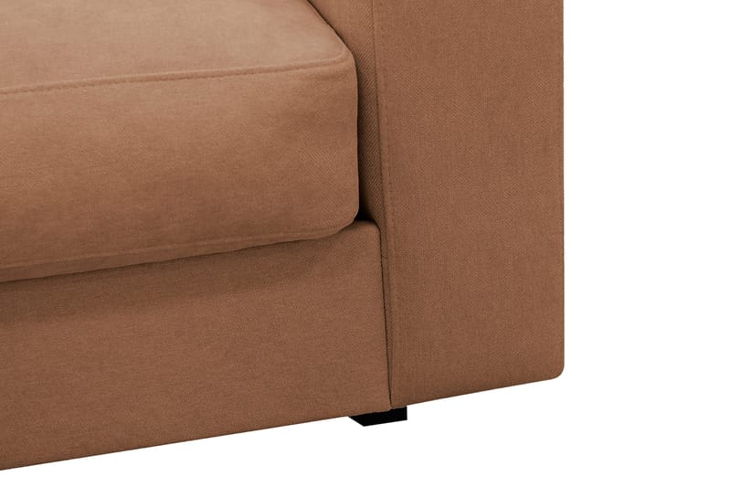 Valencia Ekstra Dyp 4-seters sofa med Sjeselong Høyre - Gulbrun - Møbler - Sofaer - Sofa med sjeselong