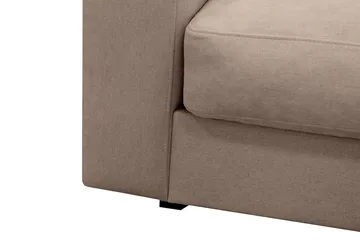 Valencia Ekstra Dyp 4-seters sofa med Sjeselong Høyre - Mørkebrun - Møbler - Sofaer - Sofa med sjeselong