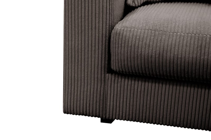 Valencia Ekstra Dyp 4-seters sofa med Sjeselong Høyre - Taupe - Møbler - Sofaer - Sofa med sjeselong