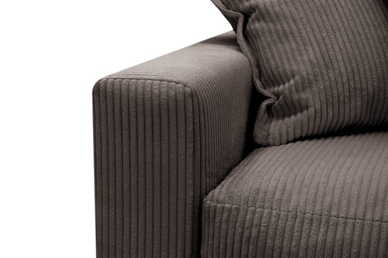 Valencia Ekstra Dyp 4-seters sofa med Sjeselong Høyre - Taupe - Møbler - Sofaer - Sofa med sjeselong