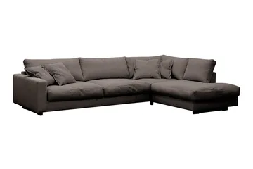 Valencia Ekstra Dyp 4-seters sofa med Sjeselong Høyre - Taupe - Møbler - Sofaer - Sofa med sjeselong