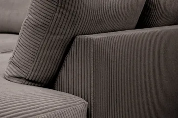Valencia Ekstra Dyp 4-seters sofa med Sjeselong Høyre - Taupe - Møbler - Sofaer - Sofa med sjeselong