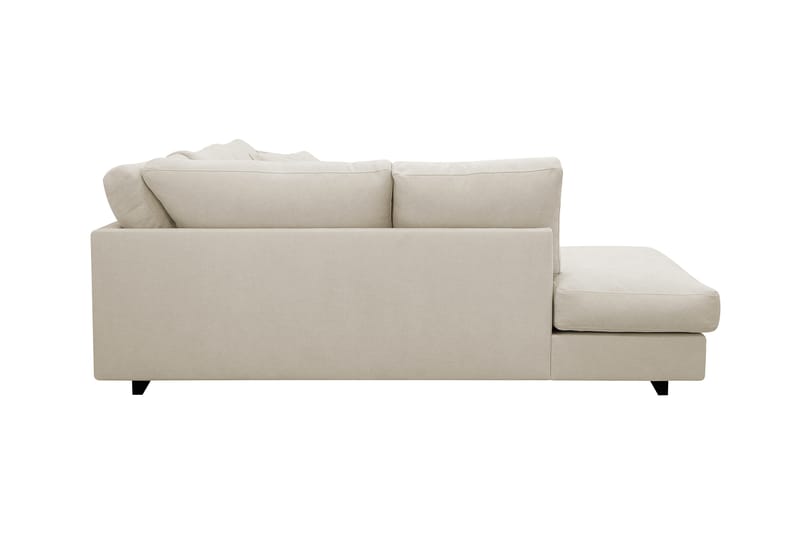 Valencia Ekstra Dyp 4-seters sofa med Sjeselong Venstre - Beige - Møbler - Sofaer - Sofa med sjeselong