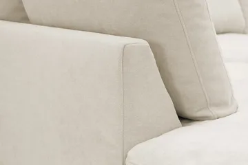 Valencia Ekstra dyp 4-seters sofa med sjeselong venstre - Beige - Møbler - Sofaer - Sofa med sjeselong