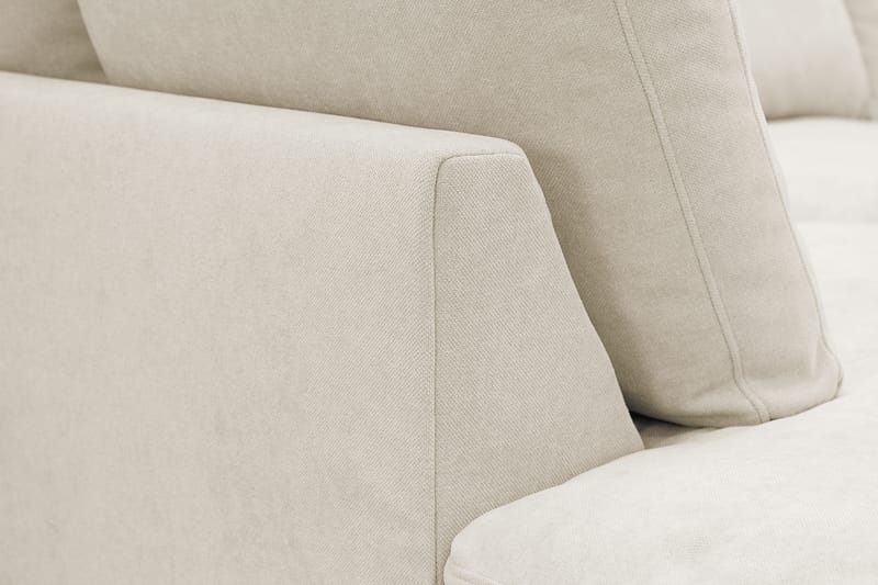 Valencia Ekstra dyp 4-seters sofa med sjeselong venstre - Beige - Møbler - Sofaer - Sofa med sjeselong