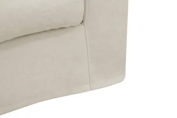 Valencia Ekstra dyp 4-seters sofa med sjeselong venstre - Beige - Møbler - Sofaer - Sofa med sjeselong