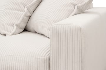 Valencia Ekstra Dyp 4-seters sofa med Sjeselong Venstre - Offwhite - Møbler - Sofaer - Sofa med sjeselong