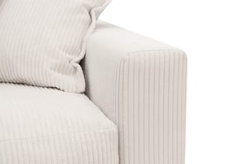 Valencia Ekstra Dyp 4-seters sofa med Sjeselong Venstre - Offwhite - Møbler - Sofaer - Sofa med sjeselong