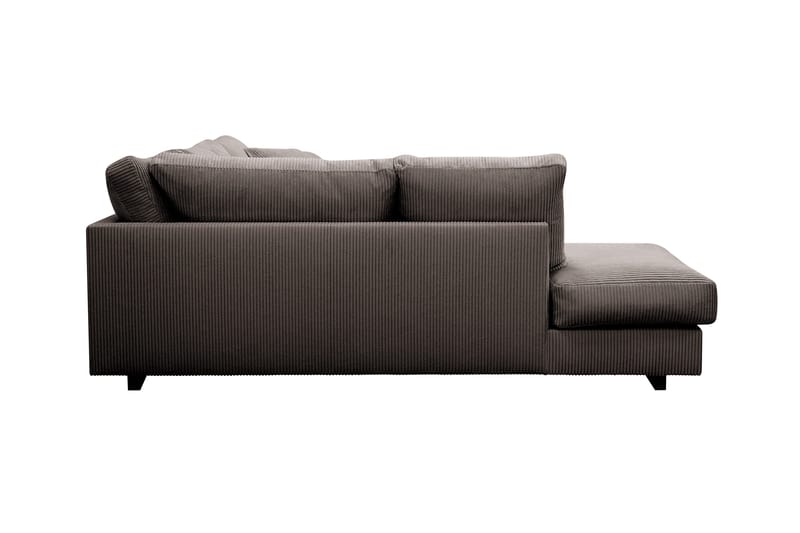 Valencia Ekstra Dyp 4-seters sofa med Sjeselong Venstre - Taupe - Møbler - Sofaer - Sofa med sjeselong