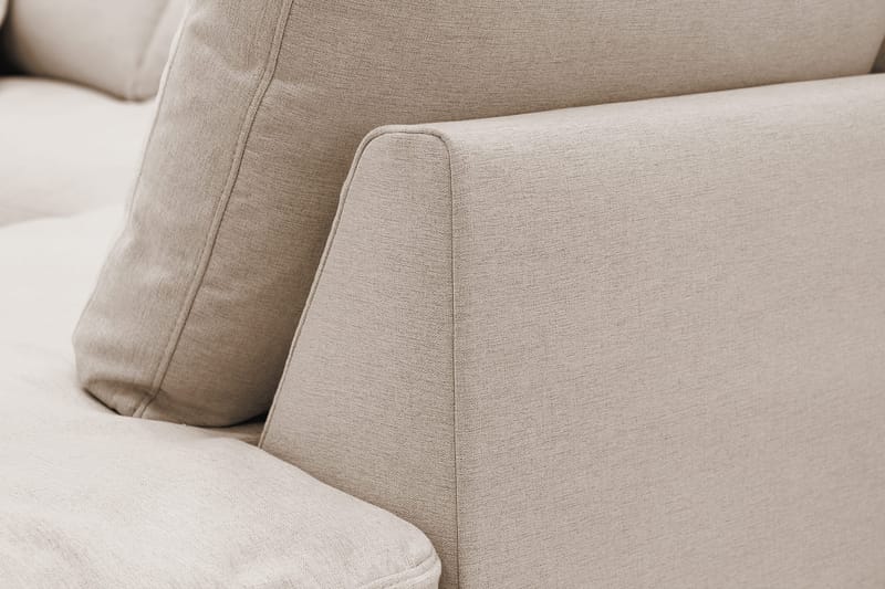 Valencia ekstra dyp 4-seters sofa med sjeselong på høyre side - Lysebrun - Møbler - Sofaer - Sofa med sjeselong