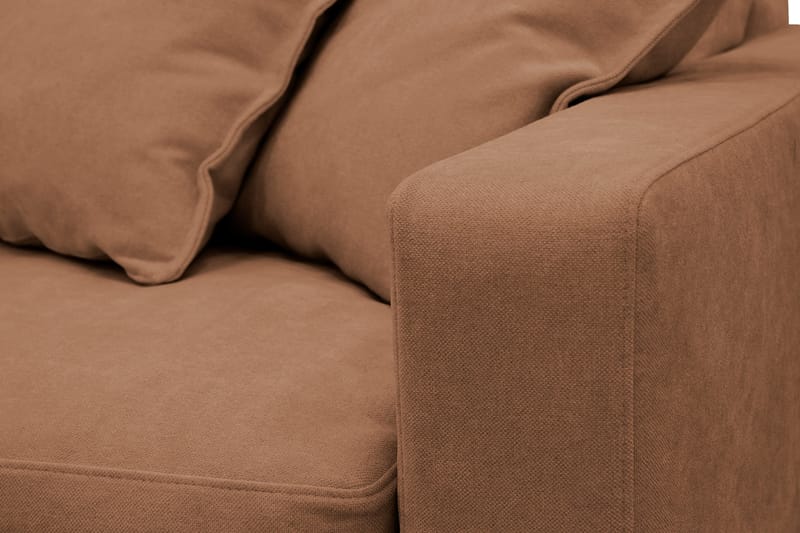 Valencia ekstra dyp 4-seters sofa med sjeselong på venstre side - Rustbrun - Møbler - Sofaer - Sofa med sjeselong