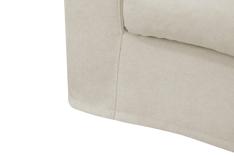 Valencia ekstra dyp 4-seters sofa med sjeselong på høyre side - Beige - Møbler - Sofaer - Sofa med sjeselong