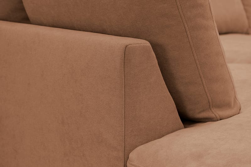 Valencia ekstra dyp 4-seters sofa med sjeselong på venstre side - Rustbrun - Møbler - Sofaer - Sofa med sjeselong