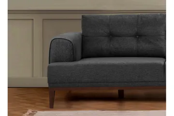 Valsot 4-seters Sofa med Divan - Antrasitt - Møbler - Sofaer - Sofa med sjeselong