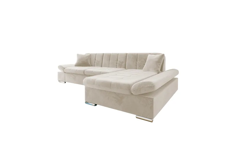 Vananda Soffa med Divan 3-seter - Beige - Møbler - Sofaer - Sofa med sjeselong