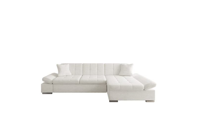 Vananda Soffa med Divan 3-seter - Hvit - Møbler - Sofaer - Sofa med sjeselong