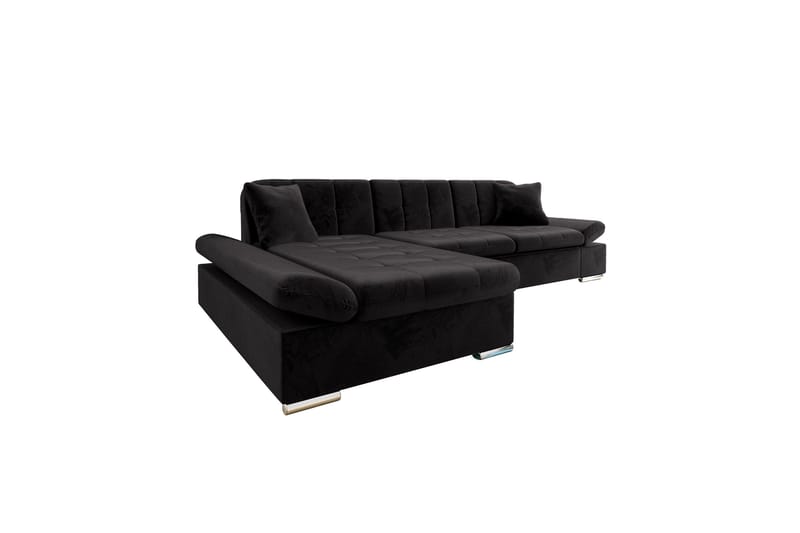 Vananda Soffa med Divan 3-seter - Svart - Møbler - Sofaer - Sovesofaer - Sovesofa divan
