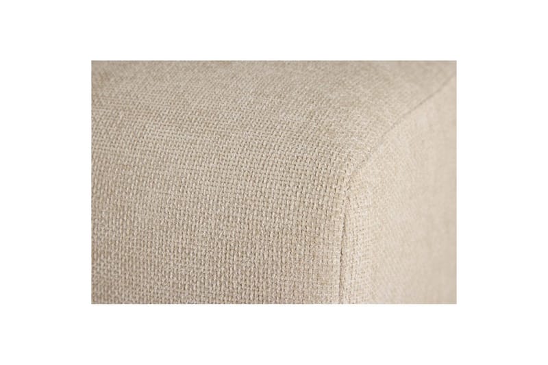 Vanlig sofa med enkeldivan uten sjeselong VIND Hjørnesofa VIND Positano Beige Beige - Møbler - Sofaer - Sofa med sjeselong