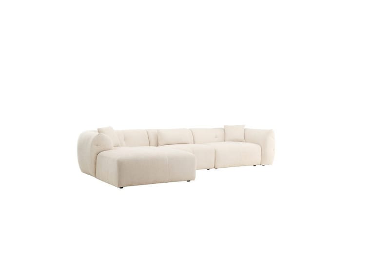 Vanlig Soffa med enkeldivan utan schäslong VIND Beige - Møbler - Sofaer - Sofa med sjeselong