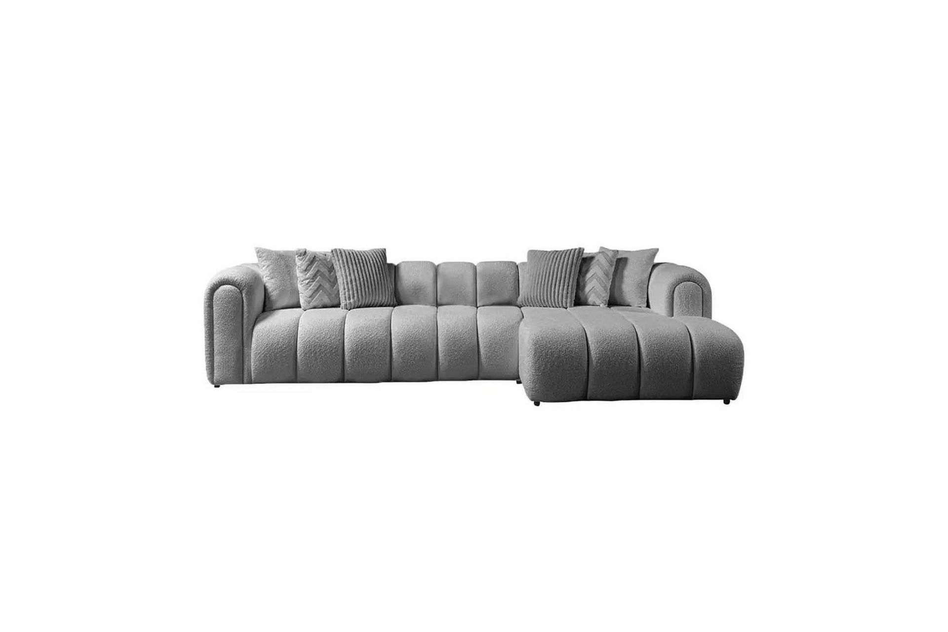 Varrel Sofa med divan 3-seter - Grå